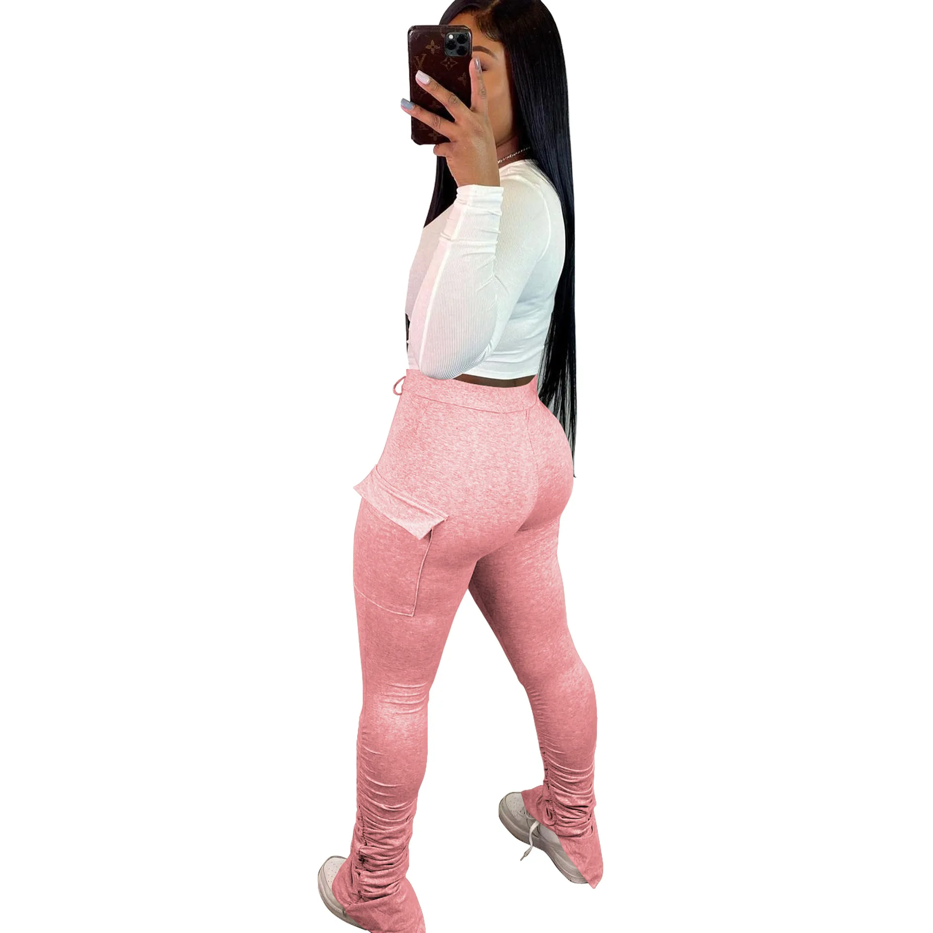 weatpants Women Leisure Sport Pockets Full Length Summer Slit Shirring Slim Pencil Pants Elastic Waist
weatpants Women Leisure Sport Pockets Full Length Summer Slit Shirring Slim Pencil Pants Elastic Waist