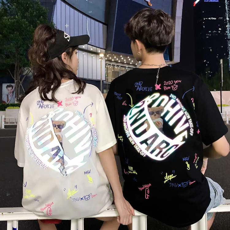Reflective Casual Loose Oversized Korean Style 2021 Summer Short Sleeve plus size Women Top Female T-shirts for girls new
Reflective Casual Loose Oversized Korean Style 2021 Summer Short Sleeve plus size Women Top Female T-shirts for girls new
