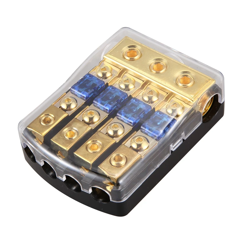 60A Car Truck Audio Amplifier Circuit Holder AGU Style Stereo Amplifier Refit Fuse Adapter 1 in 4 Way Out
60A Car Truck Audio Amplifier Circuit Holder AGU Style Stereo Amplifier Refit Fuse Adapter 1 in 4 Way Out