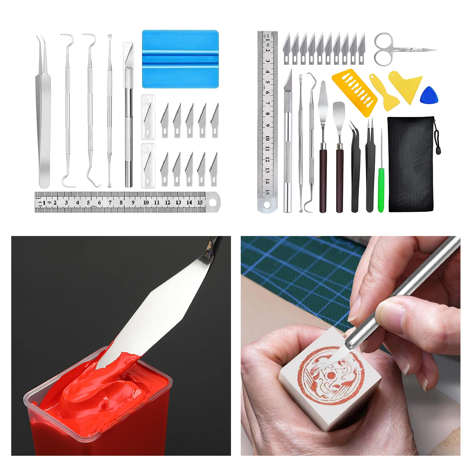 Set of 17/25 Precision Craft Vinyl Weeding Tools Set,Basic Vinyl Tool Kit for Silhouettes,Cameos, Lettering Arts Crafts Project
Set of 17/25 Precision Craft Vinyl Weeding Tools Set,Basic Vinyl Tool Kit for Silhouettes,Cameos, Lettering Arts Crafts Project