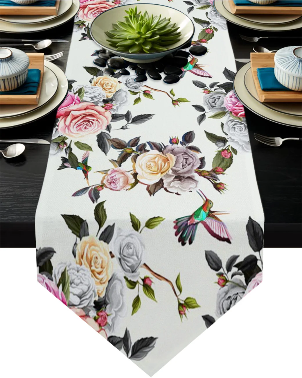 Watercolour Rose Peony Bird Table Runner Home Party Dining Table Decorative Wedding Table Decoration Flower Cake Tablecloth
Watercolour Rose Peony Bird Table Runner Home Party Dining Table Decorative Wedding Table Decoration Flower Cake Tablecloth