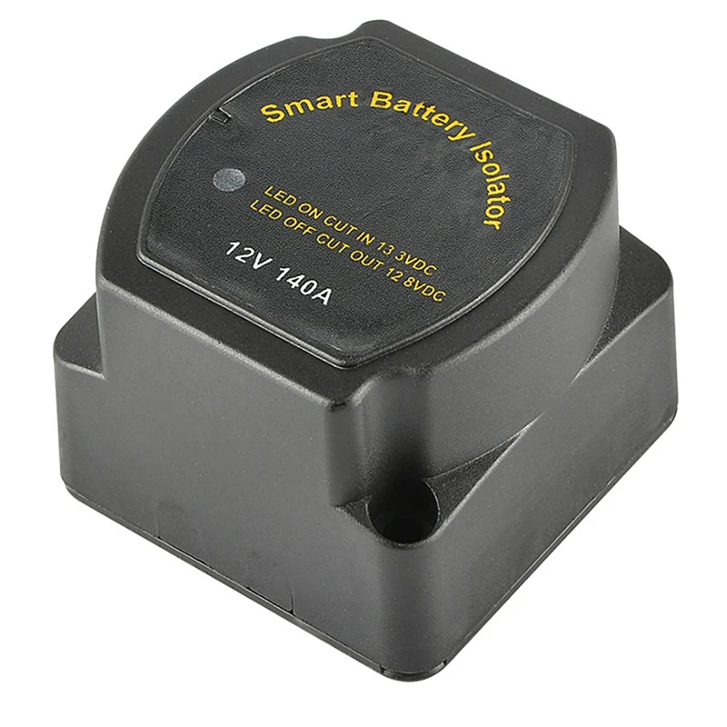 12V 140 Amp Dual Battery Smart Isolator Sensitive Relay Specially Deigned for ATV, UTV, Boats, RV's
12V 140 Amp Dual Battery Smart Isolator Sensitive Relay Specially Deigned for ATV, UTV, Boats, RV's