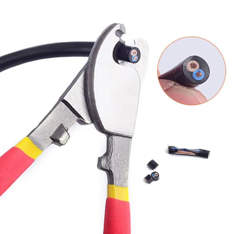 Cable Cutting Mini Design Hand Cable Cutters Tool Anti-slip and Labor-saving Overall Heat Treatment Not For Cutting Steel
Cable Cutting Mini Design Hand Cable Cutters Tool Anti-slip and Labor-saving Overall Heat Treatment Not For Cutting Steel