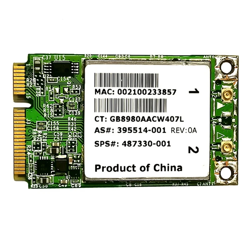 BCM94322MC Беспроводной сетевая карта для 6930P 2530P 2730 2,4G + 5G 300 м двухдиапазонный Wi-встроенный Беспроводной сетевая карта
BCM94322MC Беспроводной сетевая карта для 6930P 2530P 2730 2,4G + 5G 300 м двухдиапазонный Wi-встроенный Беспроводной сетевая карта