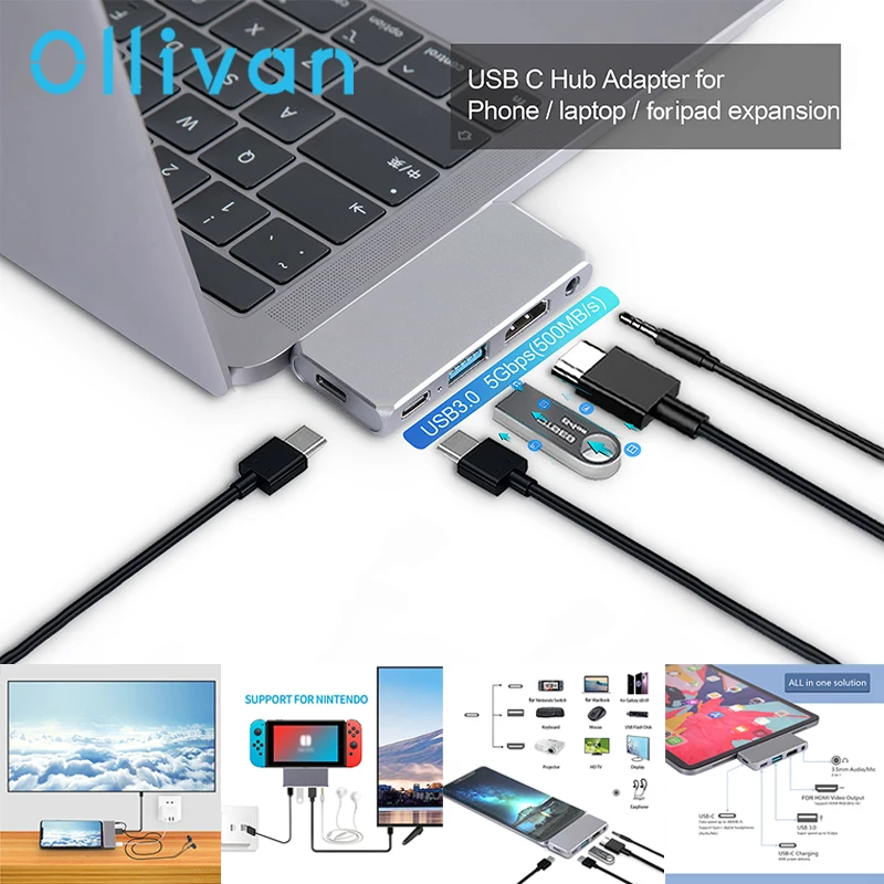 Док-станция для usb-концентратора типа C для Macbook Pro с тройным дисплеем и разъемом типа C 4K USB 3,0/PD/3,5 мм/адаптер для карты TF
Док-станция для usb-концентратора типа C для Macbook Pro с тройным дисплеем и разъемом типа C 4K USB 3,0/PD/3,5 мм/адаптер для карты TF