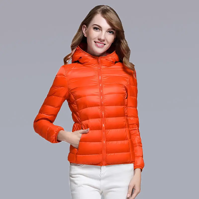 White Duck Down Jacket Women 8X Solid Ultralight Thin Stand Collar Hooded Fashion Slim Autumn And Winter Casual Basic PortabCoat
White Duck Down Jacket Women 8X Solid Ultralight Thin Stand Collar Hooded Fashion Slim Autumn And Winter Casual Basic PortabCoat
