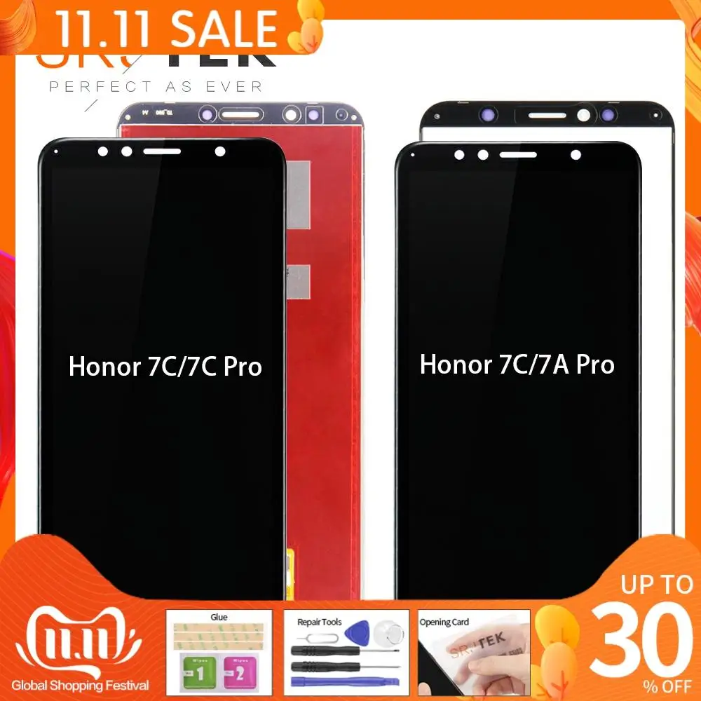 Дисплей для HUAWEI Honor 7c / 7A Pro / 7C / 7C Pro LCD сенсорный экран дигитайзер Оригинальный черный белый золотой синий ldn-l29 aum-l29
Дисплей для HUAWEI Honor 7c / 7A Pro / 7C / 7C Pro LCD сенсорный экран дигитайзер Оригинальный черный белый золотой синий ldn-l29 aum-l29
