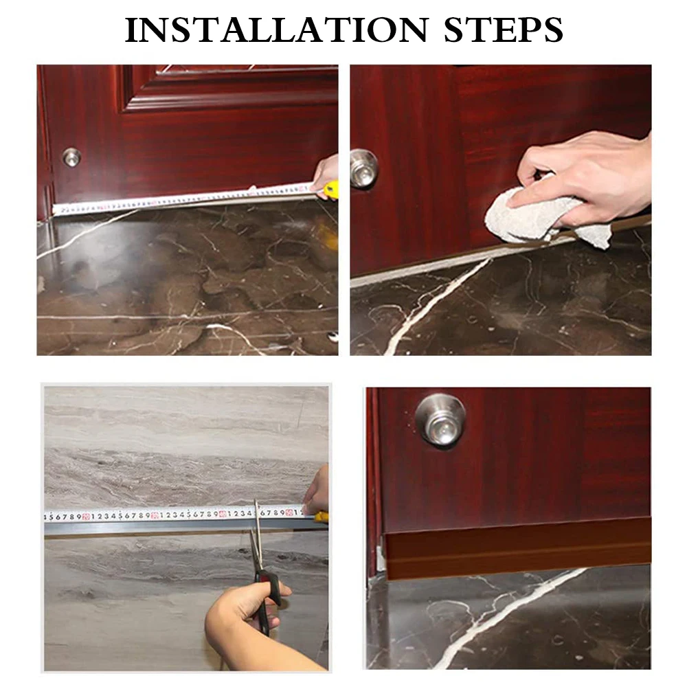 New Self-Adhesive Door Bottom Seal Strip Soundproof Rubber Strips Door Windproof Tape Door Bottom Seal Strip For Home Supplies
New Self-Adhesive Door Bottom Seal Strip Soundproof Rubber Strips Door Windproof Tape Door Bottom Seal Strip For Home Supplies