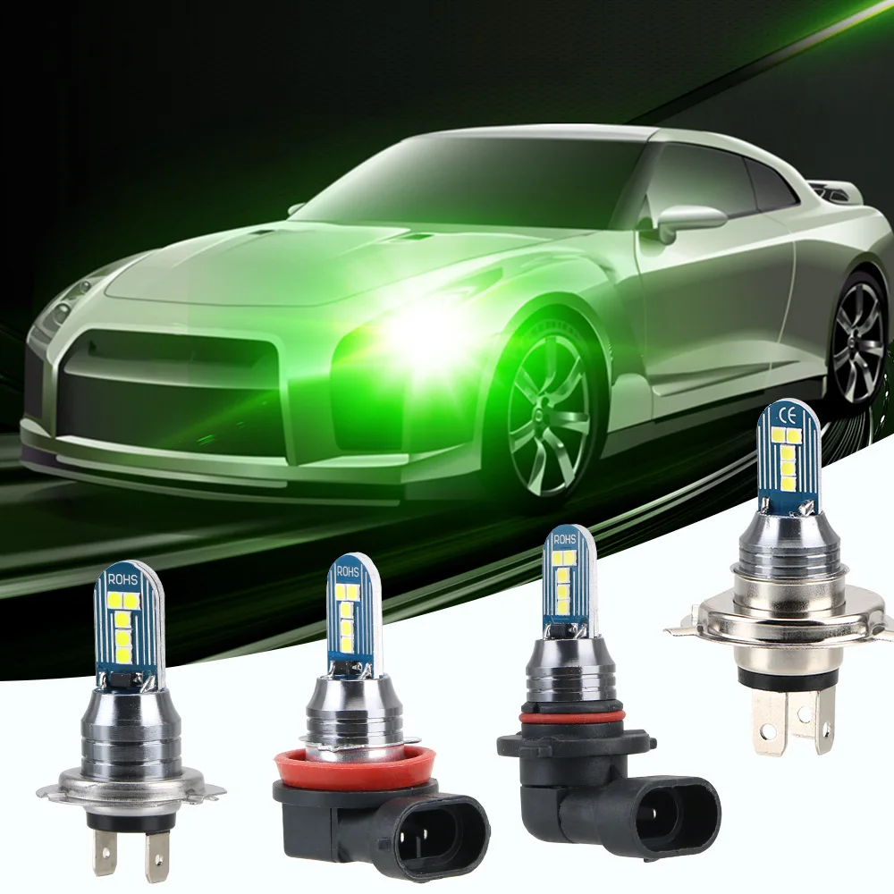 Fog Lamp White Green LED Car Headlight Bulbs Day Running Light H8 H11 9005 9006 h4 h7 3030SMD Automobile Accessories Universal
Fog Lamp White Green LED Car Headlight Bulbs Day Running Light H8 H11 9005 9006 h4 h7 3030SMD Automobile Accessories Universal