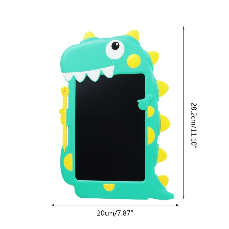 Intelligent Colorful Dinosaur Shape LCD Writing Tablet Digital Drawing Message Graphic Board Kid Writing Board Write Pad 85DE
Intelligent Colorful Dinosaur Shape LCD Writing Tablet Digital Drawing Message Graphic Board Kid Writing Board Write Pad 85DE