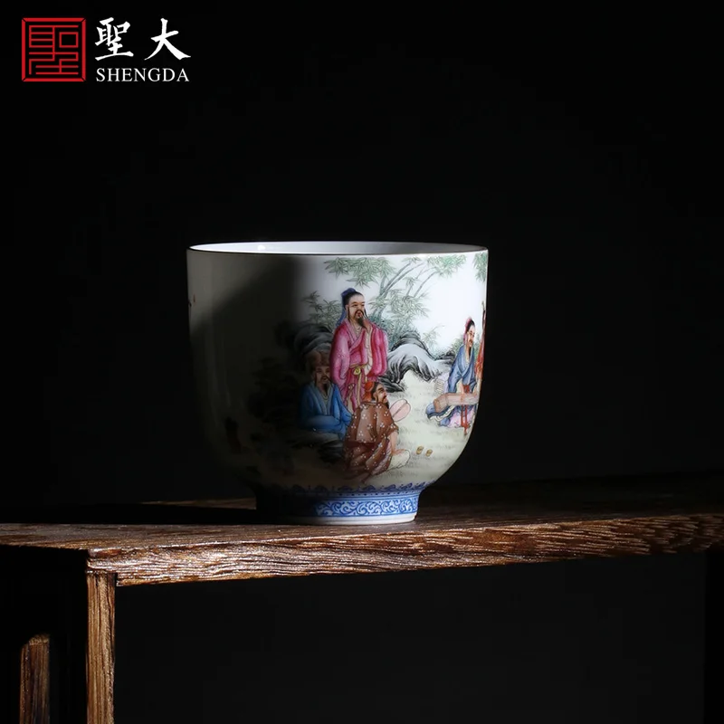 hand-painted ceramic kungfu heavy pastel bamboo seven sages - straight mug sample tea cup of jingdezhen tea service
hand-painted ceramic kungfu heavy pastel bamboo seven sages - straight mug sample tea cup of jingdezhen tea service