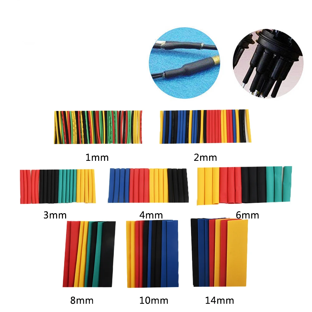 164pcs Heat Shrink Tube Kit Shrinking Assorted Polyolefin Insulation Sleeving Heat Shrink Tubing Wire Cable Hot Sale
164pcs Heat Shrink Tube Kit Shrinking Assorted Polyolefin Insulation Sleeving Heat Shrink Tubing Wire Cable Hot Sale