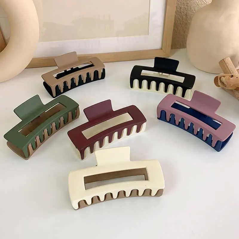 xiaoboACC Resin Crab Hair Clip Hair Claw Women Kroean Fashion Geometric Square Hair Accessories 2021
xiaoboACC Resin Crab Hair Clip Hair Claw Women Kroean Fashion Geometric Square Hair Accessories 2021