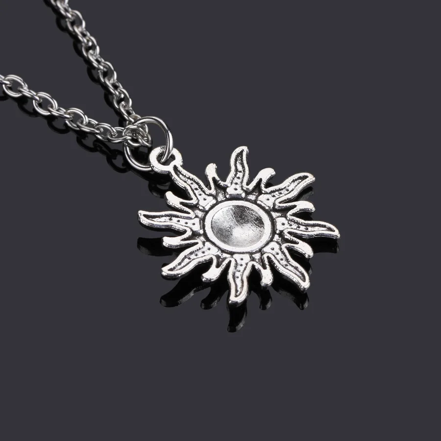 Fashion Sun Necklace For Women Men Long Chain Choker Vintage Pendant Jewelry 2022 New Gifts Boyfriend Girlfriend | Украшения и