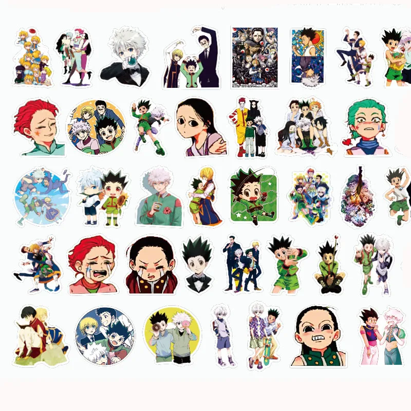 C 50Pcs/Pack HUNTER X HUNTER Stickers Japanese Anime For Luggage Laptop Motorcycle Skateboard Refrigerator For Gift
C 50Pcs/Pack HUNTER X HUNTER Stickers Japanese Anime For Luggage Laptop Motorcycle Skateboard Refrigerator For Gift