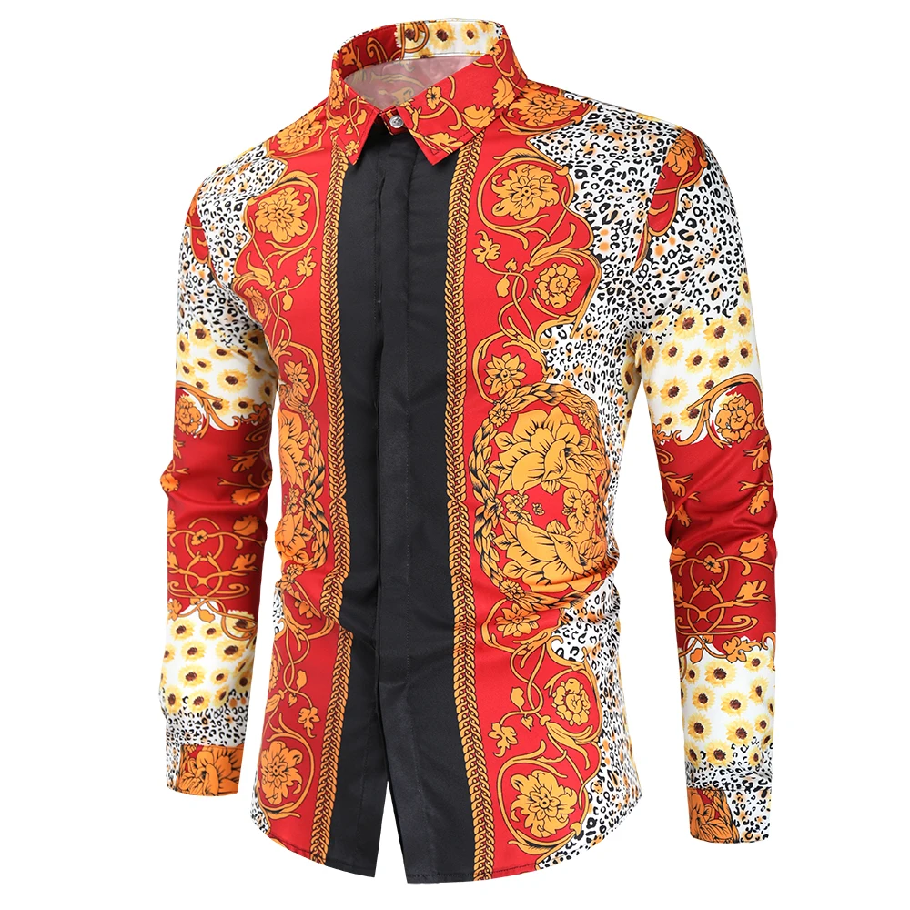 Loldeal Men Long Sleeve Shirt Fashion 3D Digital Printing Polyester Fiber Casual
Loldeal Men Long Sleeve Shirt Fashion 3D Digital Printing Polyester Fiber Casual