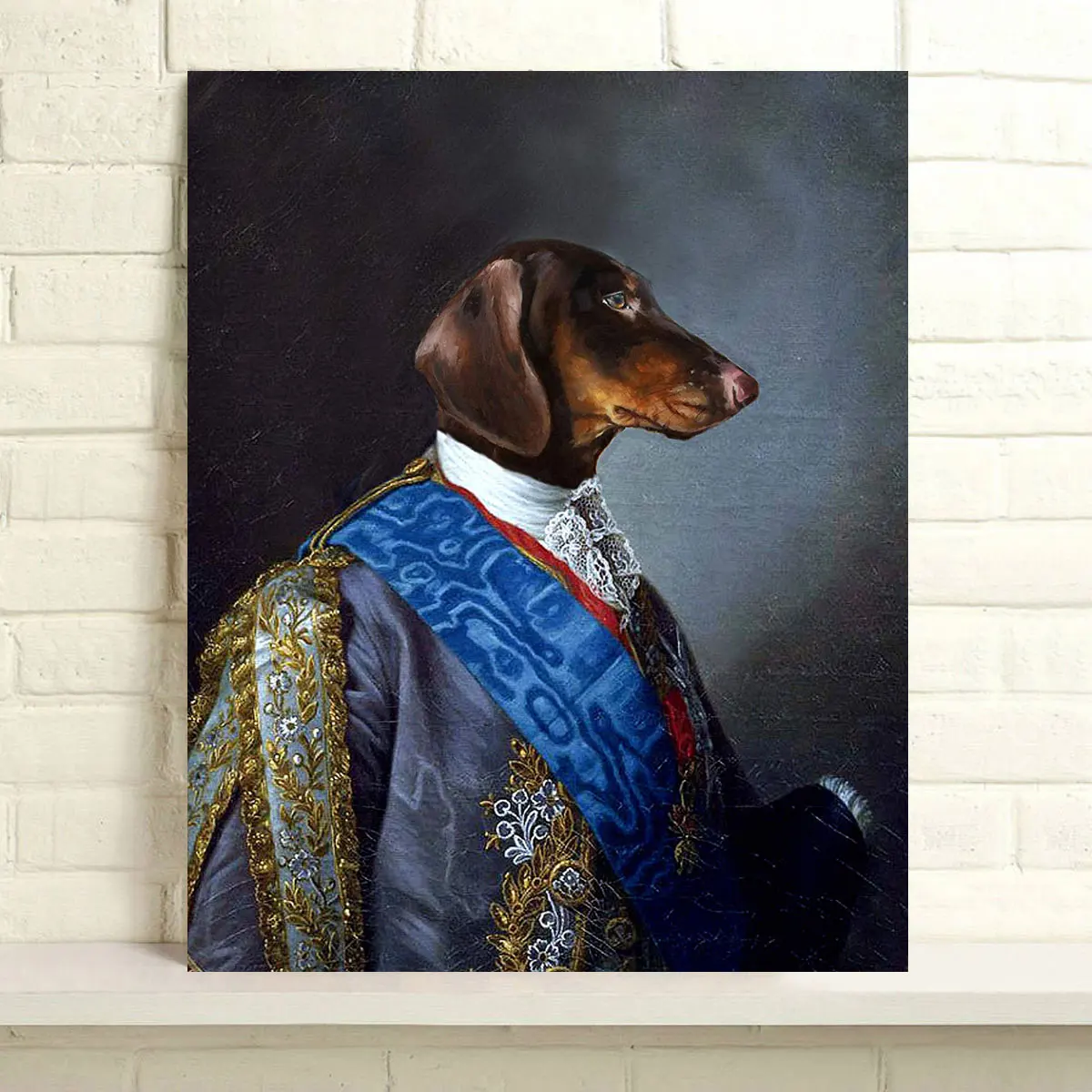 Картина маслом с изображением животных, ручная роспись, домашний декор, настенная живопись на холсте благородная такса, 24x30 дюймов, холст, на... 
Картина маслом с изображением животных, ручная роспись, домашний декор, настенная живопись на холсте благородная такса, 24x30 дюймов, холст, на...