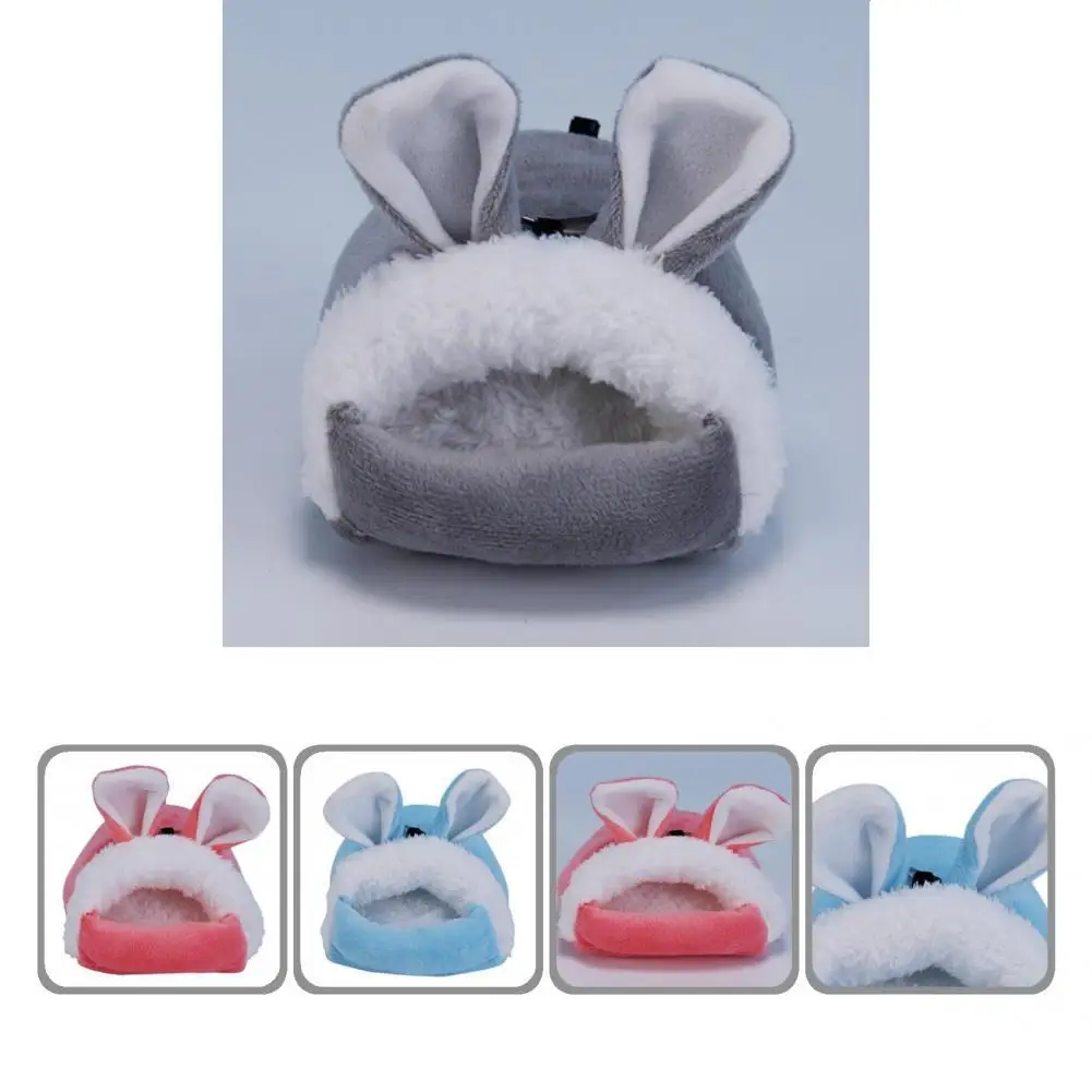 Lightweight Durable Adorable Rabbit Design Nest Bed Plush Hamster Nest Comfortable for Little Pets 
Lightweight Durable Adorable Rabbit Design Nest Bed Plush Hamster Nest Comfortable for Little Pets