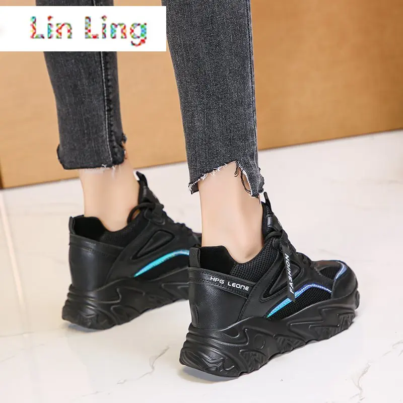 Rimocy Breathable Mesh Chunky Shoes for Women Casual Hidden Heels Platform Sneakers Woman Autumn Wedges Vulcanized Shoes Ladies
Rimocy Breathable Mesh Chunky Shoes for Women Casual Hidden Heels Platform Sneakers Woman Autumn Wedges Vulcanized Shoes Ladies