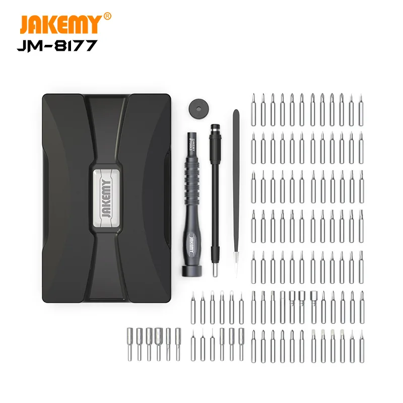 106PCS Multi-factional Precision Screwdriver Set CRV Torx Slotted Pentalobe Drive Bits Repair Tool Hand Tool Screwdrivers
106PCS Multi-factional Precision Screwdriver Set CRV Torx Slotted Pentalobe Drive Bits Repair Tool Hand Tool Screwdrivers