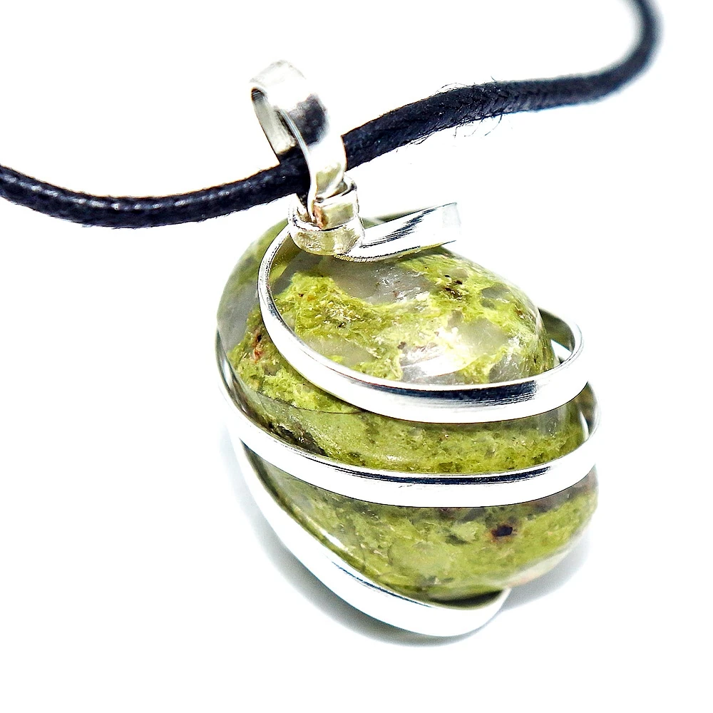 Metaverse Energy Unakite Jasper Gemstone Pendant Necklace Heart and Third Eye Chakras Handmade Natural Pure Gemstones
Metaverse Energy Unakite Jasper Gemstone Pendant Necklace Heart and Third Eye Chakras Handmade Natural Pure Gemstones