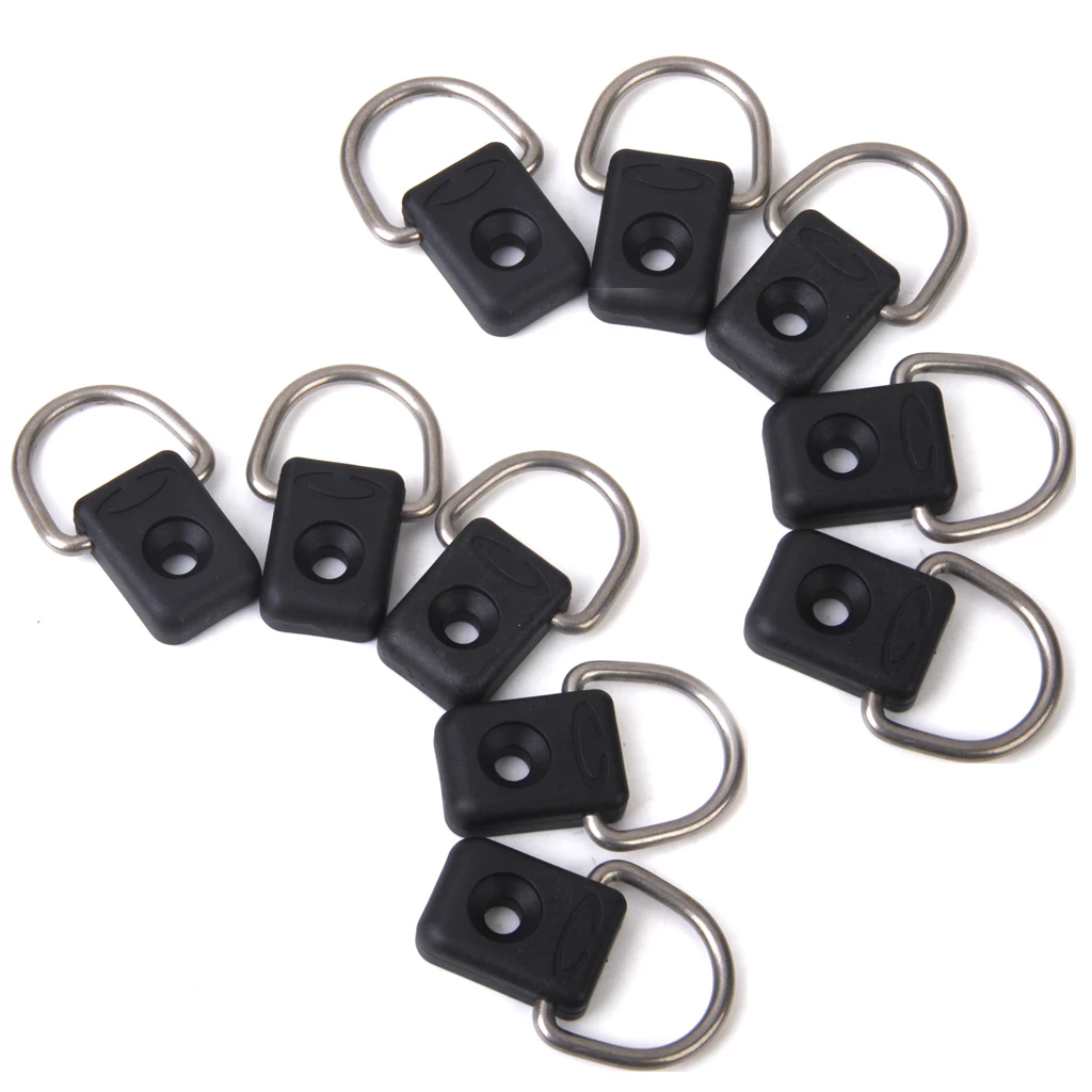 10X 304SS Canoe Kayak D-ring Outfitting Fishing Rigging Kit Accessory
10X 304SS Canoe Kayak D-ring Outfitting Fishing Rigging Kit Accessory