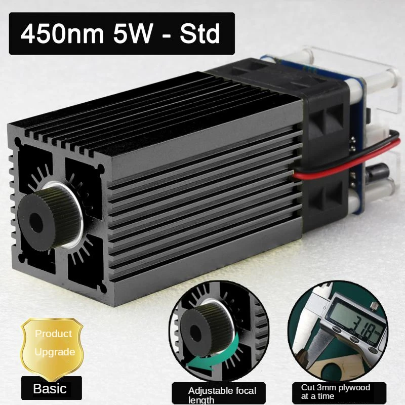 450nm 455nm 5W/20W Base Edition Focus adjustable laser head TTL engraving module
450nm 455nm 5W/20W Base Edition Focus adjustable laser head TTL engraving module