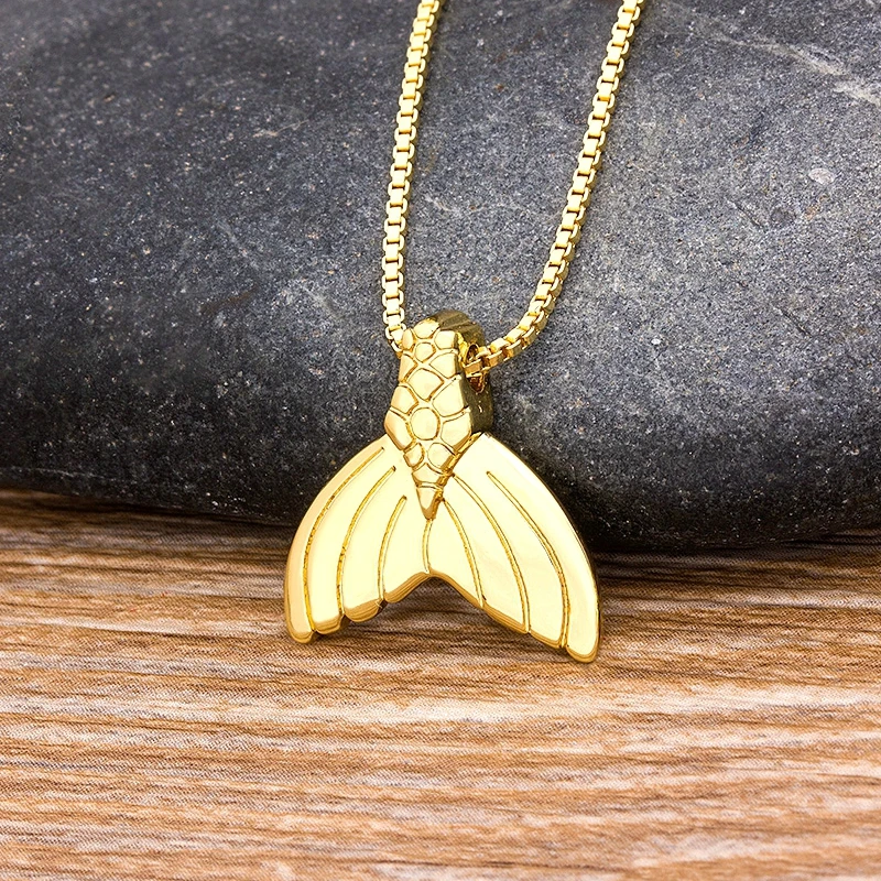 Nidin New Style Dropshipping Women Girls Simple Elegant Fish Tail Charm Pendant Long Chain Necklaces Shine Gift Neck Jewelry
Nidin New Style Dropshipping Women Girls Simple Elegant Fish Tail Charm Pendant Long Chain Necklaces Shine Gift Neck Jewelry