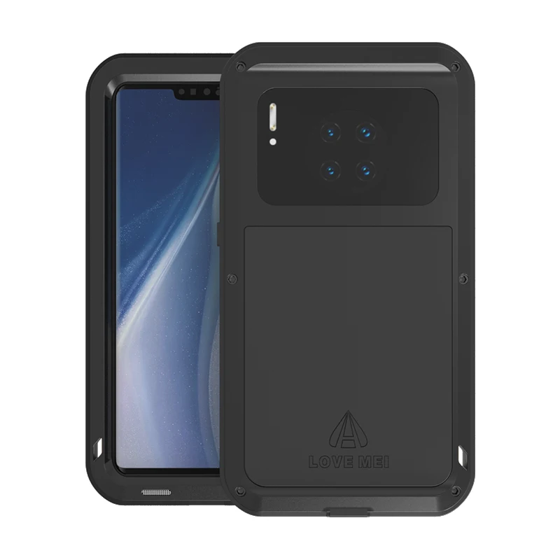 Чехол для Huawei Mate 30 Pro ударопрочная Пыленепроницаемая металлическая Броня LOVE MEI