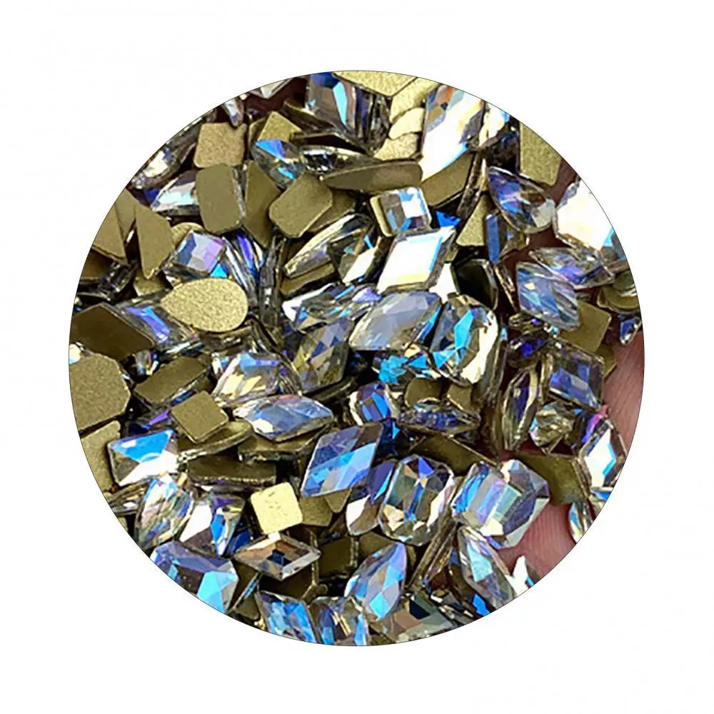 50% Hot Sale 50Pcs/Bag Nail Art Rhinestone 3D Geometric Shaped Glitter Manicure Accessories
50% Hot Sale 50Pcs/Bag Nail Art Rhinestone 3D Geometric Shaped Glitter Manicure Accessories