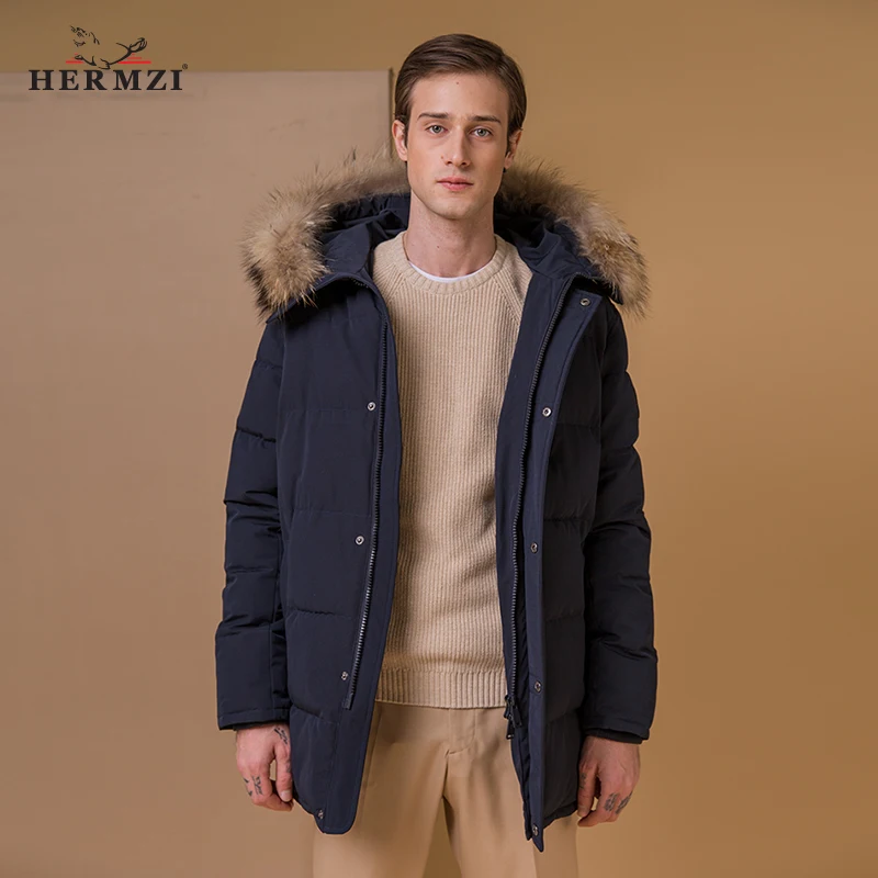 HERMZI 2020 Winter Coat Men Cotton Padded Jacket Alaska Parka Homme Thick Winter Coat Parkas Men Raccoon Fur Collar Russian Size
HERMZI 2020 Winter Coat Men Cotton Padded Jacket Alaska Parka Homme Thick Winter Coat Parkas Men Raccoon Fur Collar Russian Size