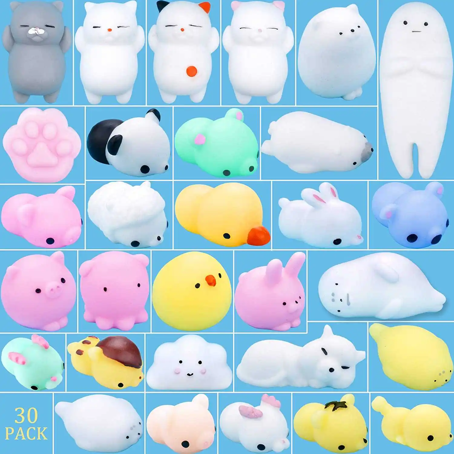 30-pound squishies mochi animal s stress toys mini animal relief from soft stress toys animals squeeze toys 100% different
30-pound squishies mochi animal s stress toys mini animal relief from soft stress toys animals squeeze toys 100% different