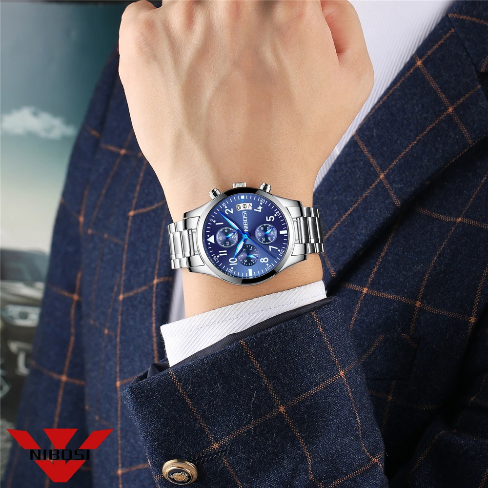 NIBOSI Watches Men Quartz Top Brand Analog Military Male Watches Men Sports army Watch Chronograph Waterproof Relogio Masculino
NIBOSI Watches Men Quartz Top Brand Analog Military Male Watches Men Sports army Watch Chronograph Waterproof Relogio Masculino