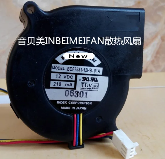 Для Emacro BDF7531-12HB-01A DC 12V 0.21A 3-проводной вентилятор для сервера 75x75x30 мм
Для Emacro BDF7531-12HB-01A DC 12V 0.21A 3-проводной вентилятор для сервера 75x75x30 мм
