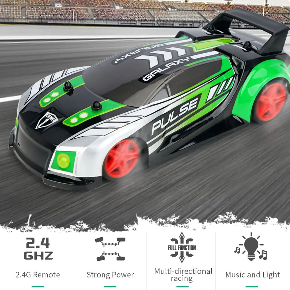 

200g JJRC Q89 1:20 4WD 2.4G Remote Controlled LED Sports Car RC Drift Car for Vehicle RC Model Toys Boys Children Birthday Gifts