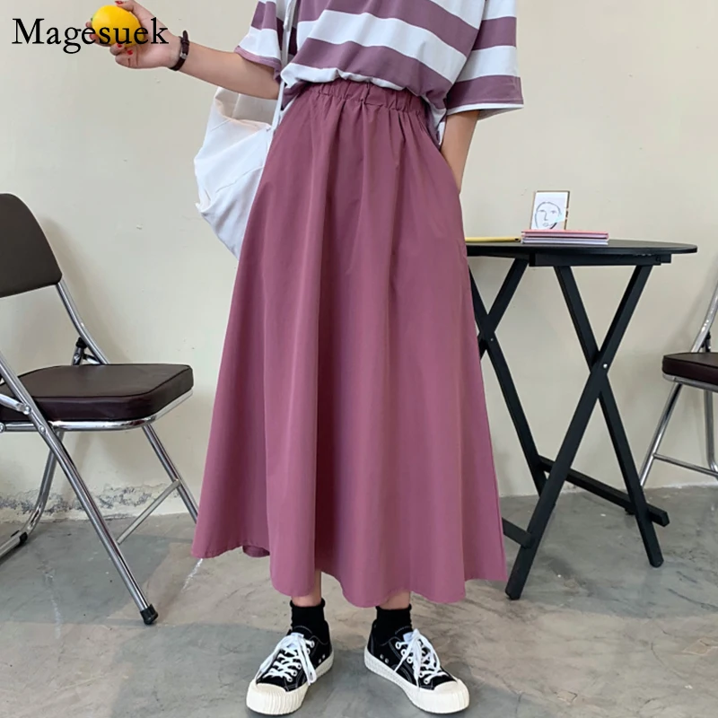 Spring Office Lady Solid Maxi Skirt Women Oversized Loose Long Skirts For Women A-line High Waist White Skirt Female Falda 13228
Spring Office Lady Solid Maxi Skirt Women Oversized Loose Long Skirts For Women A-line High Waist White Skirt Female Falda 13228