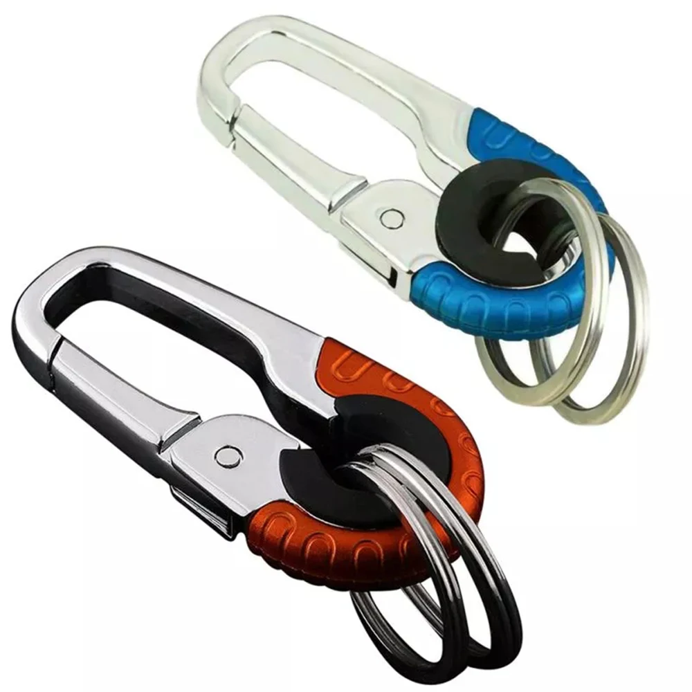 Durable Keychain Hook Stainless Steel Buckle Outdoor Carabiner Climbing Tool Double Ring Car Fishing Keyring Брелок Для Ключей
Durable Keychain Hook Stainless Steel Buckle Outdoor Carabiner Climbing Tool Double Ring Car Fishing Keyring Брелок Для Ключей