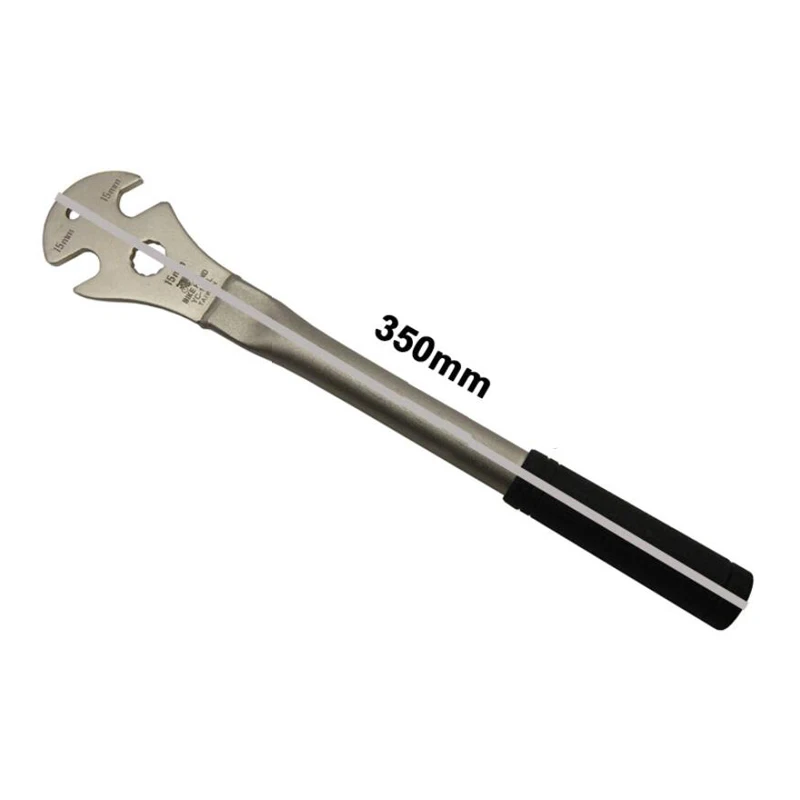 BIKEHAND Bicycle Foot Pedal Wrench Spanner Bike Repair Tool Alloy Steel Long Handle Professional Cycling 15mm YC-163L | Спорт и