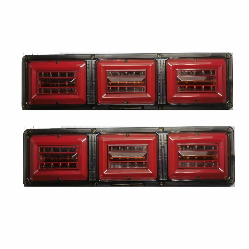 2Pcs Universal 24V Lorry Truck Van Led Rear Tail Light Warning Lights Waterproof Rear Flowing Lamp Tailight Stop Reverse.
2Pcs Universal 24V Lorry Truck Van Led Rear Tail Light Warning Lights Waterproof Rear Flowing Lamp Tailight Stop Reverse.