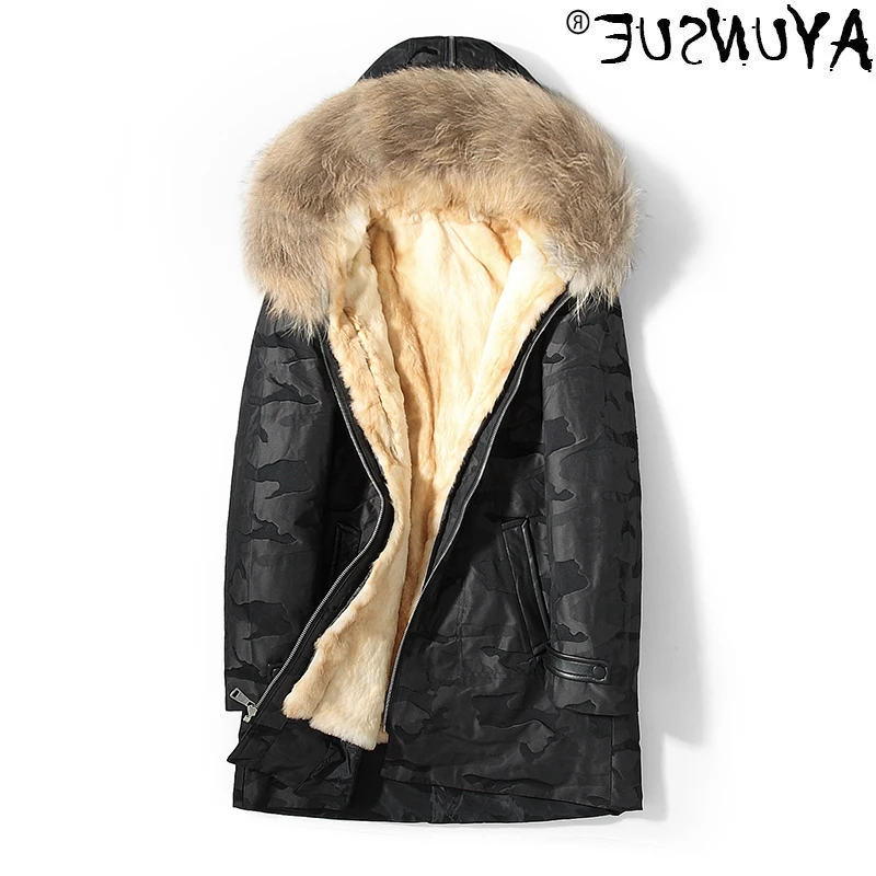 Men's coat 2021 Royal fur coat men's winter jacket with natural hood fur lining
Men's coat 2021 Royal fur coat men's winter jacket with natural hood fur lining