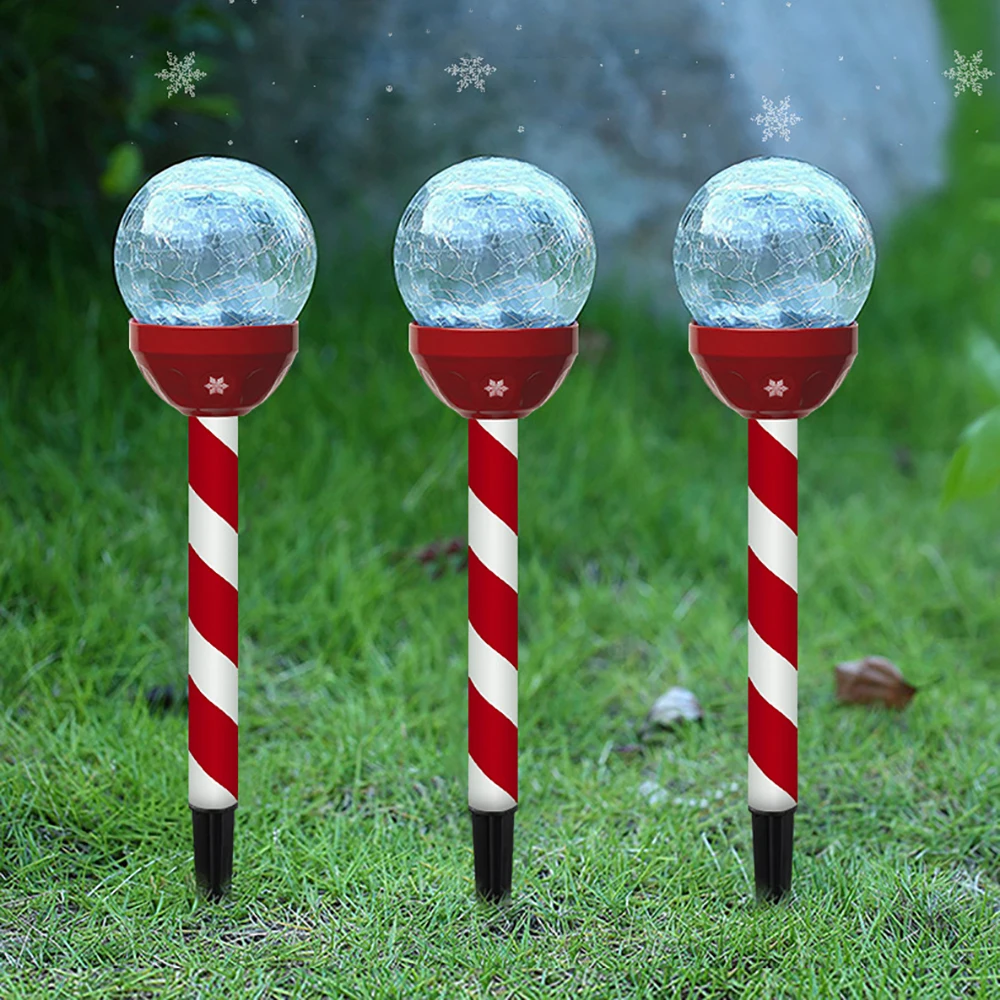 6PCS Christmas Solar Garden Lights Outdoor Decorative Crack Ball Glass Solar Powered Lamp for Lawn Yard Landscape Pathway Porch
6PCS Christmas Solar Garden Lights Outdoor Decorative Crack Ball Glass Solar Powered Lamp for Lawn Yard Landscape Pathway Porch