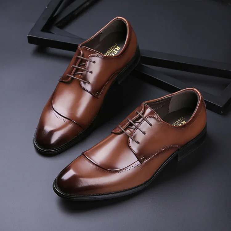 The new four seasons business casual single shoes formal wear leather shoes men's leather Japanese gentleman leather shoes trend
The new four seasons business casual single shoes formal wear leather shoes men's leather Japanese gentleman leather shoes trend