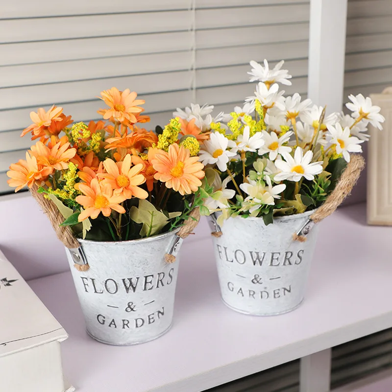 Simulation Small Daisy Home Decoration Bonsai Simulation Potted Multi-color Daisy Potted Simulation Potted Plant
Simulation Small Daisy Home Decoration Bonsai Simulation Potted Multi-color Daisy Potted Simulation Potted Plant