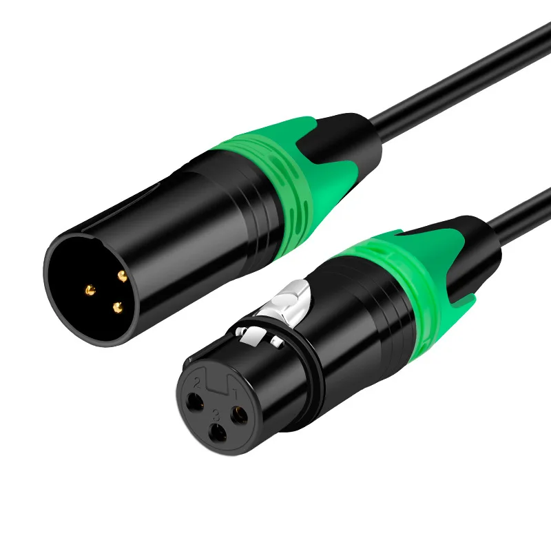 XLR Audio Cable Male To Female Canon Head Male Bus Microphone Cable Air Amplifier Mixer and Power Amplifier Connection
XLR Audio Cable Male To Female Canon Head Male Bus Microphone Cable Air Amplifier Mixer and Power Amplifier Connection