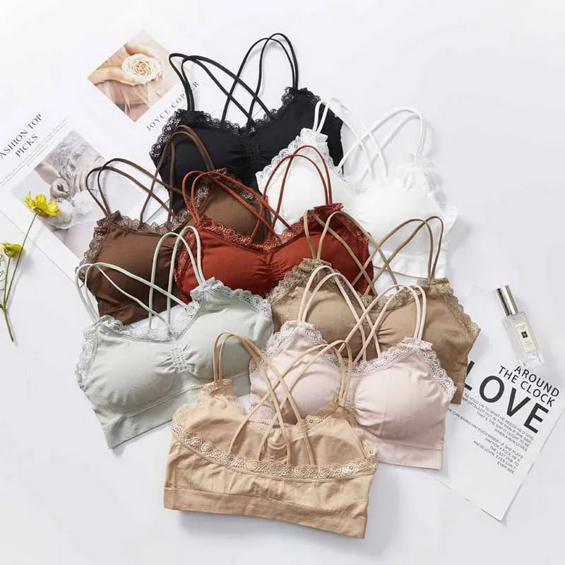 Women Wireless Bra Cotton Bralette Padded Tube Top Female Soft Tank Simple Fashion Lingerie Breathable Underwear 2021 New
Women Wireless Bra Cotton Bralette Padded Tube Top Female Soft Tank Simple Fashion Lingerie Breathable Underwear 2021 New