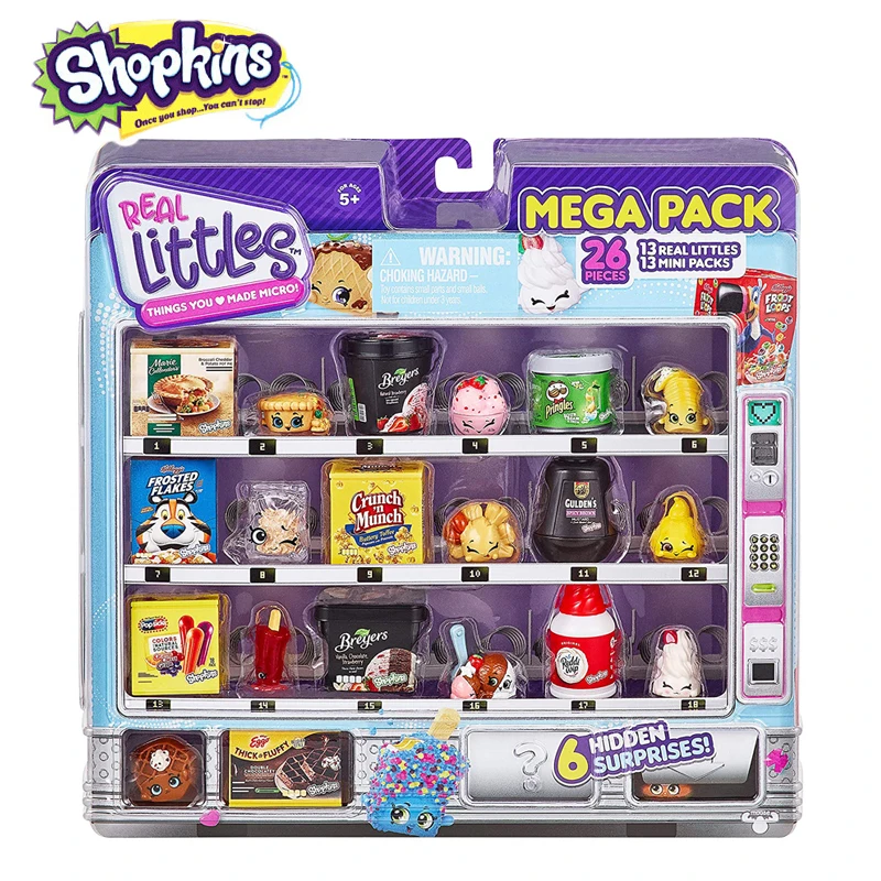 Набор игрушек Shopkins Real Littles Mega реальные маленькие пакеты плюс 13 реальных фирменных