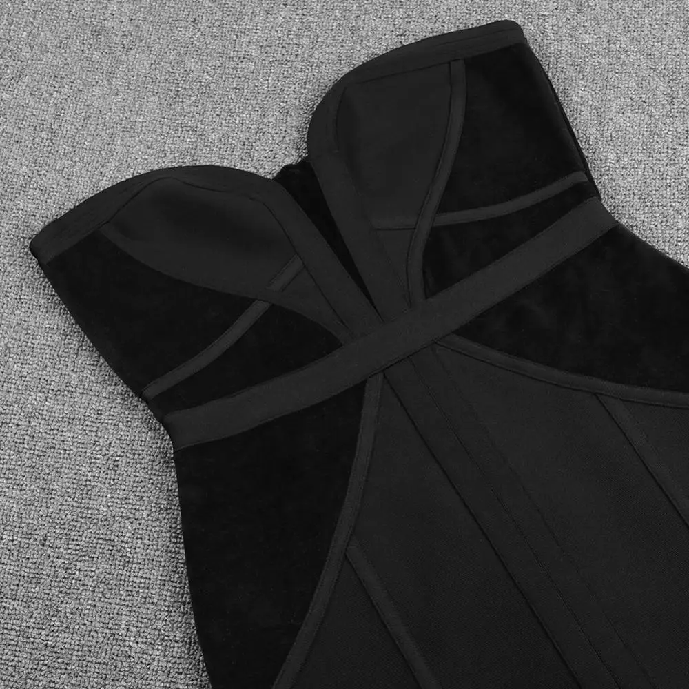 Suede Strapless Bandage Dress Arrival Summer Women Sexy Black Bandage Dress Bodycon Midi Club Party Dresses
Suede Strapless Bandage Dress Arrival Summer Women Sexy Black Bandage Dress Bodycon Midi Club Party Dresses