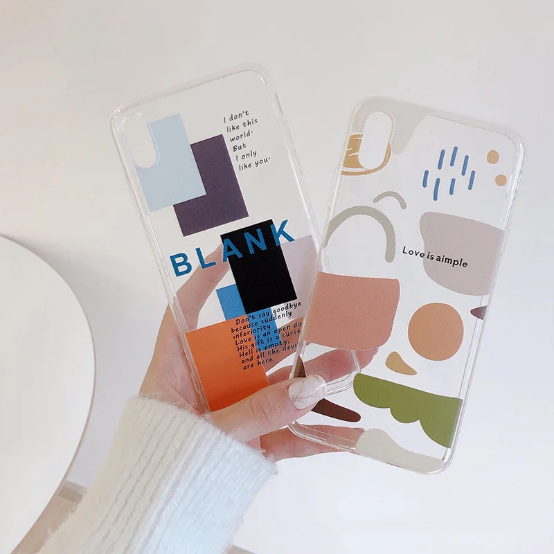 Artistic Geometric Square Transparent Case Cover For iPhone 12 Pro 12 Mini 11 Pro Max SE 2020 7 8 7Plus 8Plus XR X XS MAX
Artistic Geometric Square Transparent Case Cover For iPhone 12 Pro 12 Mini 11 Pro Max SE 2020 7 8 7Plus 8Plus XR X XS MAX