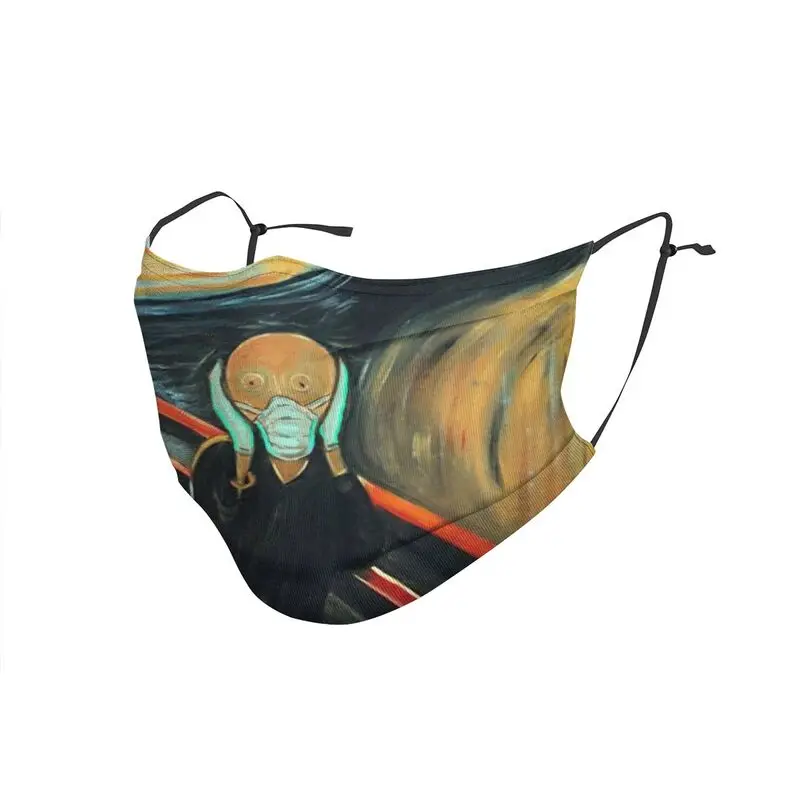 Edvard Munch Safe Scream Mask Dustproof Breathable Horror Face Mask Protection Cover Men Respirator Mouth Muffle
Edvard Munch Safe Scream Mask Dustproof Breathable Horror Face Mask Protection Cover Men Respirator Mouth Muffle
