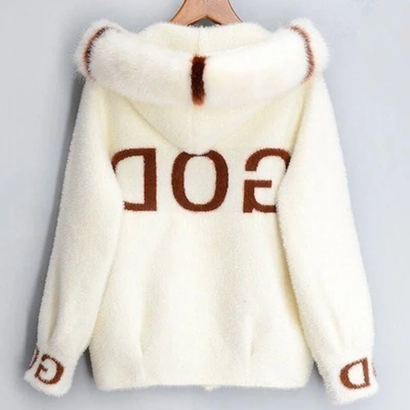 Mink Cashmere Cardigan Hooded Coat Autumn Winter Sweater Women Fashion Print Casual Mink Sweaters Thick warm Outerwear Female
Mink Cashmere Cardigan Hooded Coat Autumn Winter Sweater Women Fashion Print Casual Mink Sweaters Thick warm Outerwear Female